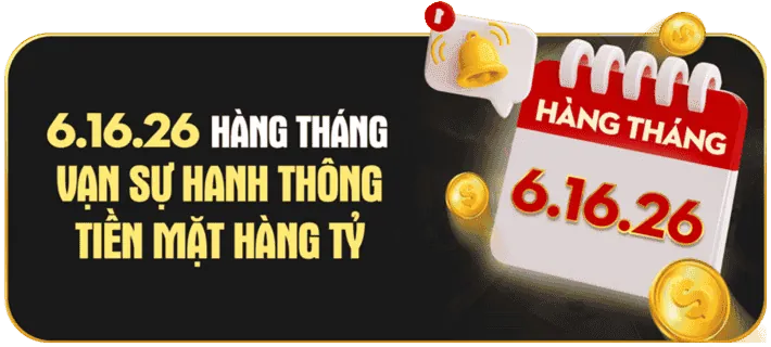 Thưởng nạp lại hàng ngày 888new